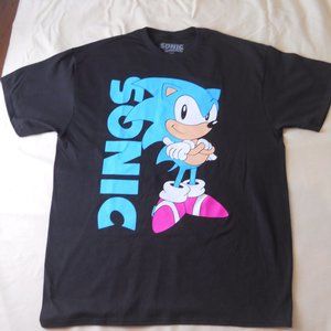 New Sega Classic Sonic the Hedgehog Tee, Men's Lg.